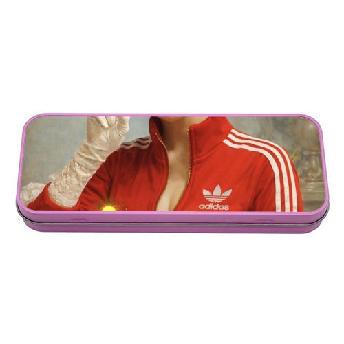 Royal rebels: Marie Antoinette - tin pencil case by Sammy Bird