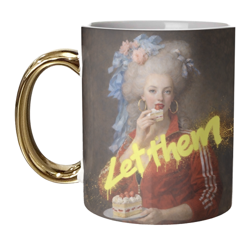 Royal rebels: Marie Antoinette - unique mug by Sammy Bird