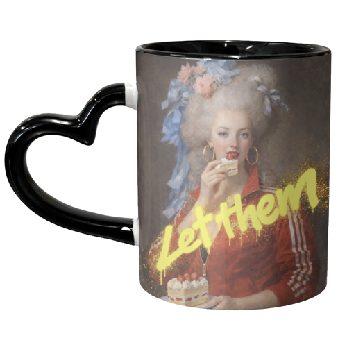 Royal rebels: Marie Antoinette - unique mug by Sammy Bird