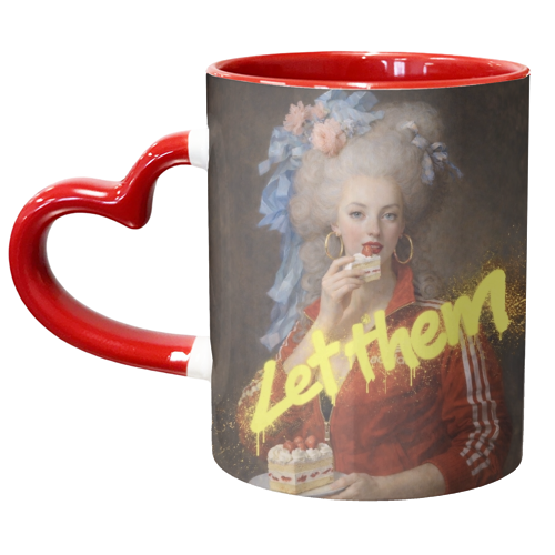 Royal rebels: Marie Antoinette - unique mug by Sammy Bird