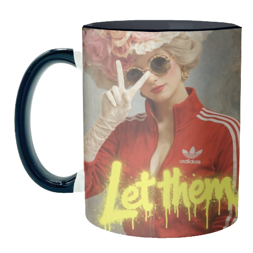 Royal rebels: Marie Antoinette - unique mug by Sammy Bird