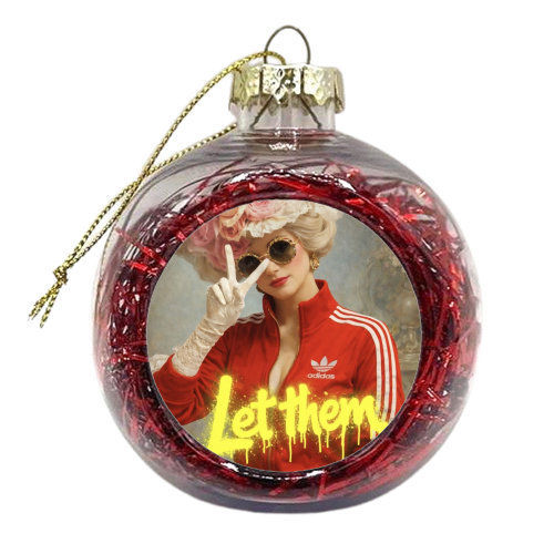 Royal rebels: Marie Antoinette - xmas bauble by Sammy Bird