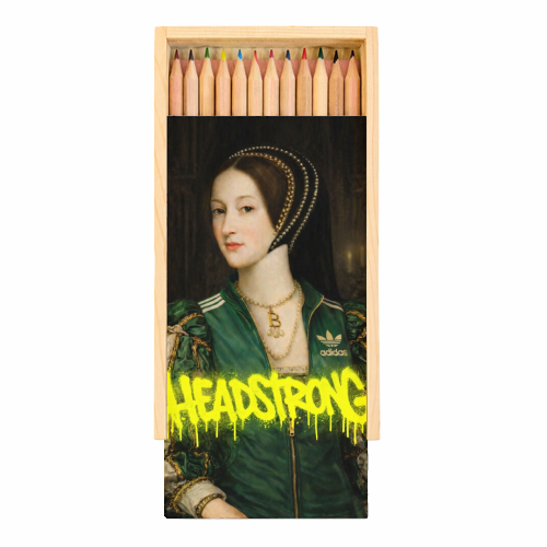 Rebel royals : Anne Boleyn - Coloured Pencils with Box by Sammy Bird