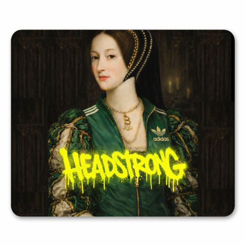Rebel royals : Anne Boleyn - mouse mat by Sammy Bird