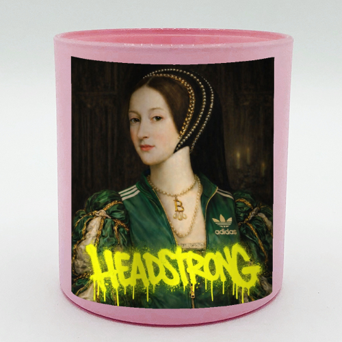 Rebel royals : Anne Boleyn - scented candle by Sammy Bird