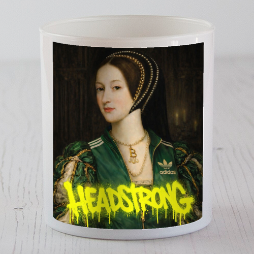 Rebel royals : Anne Boleyn - scented candle by Sammy Bird