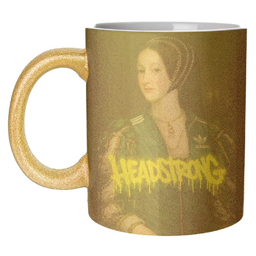 Rebel royals : Anne Boleyn - unique mug by Sammy Bird