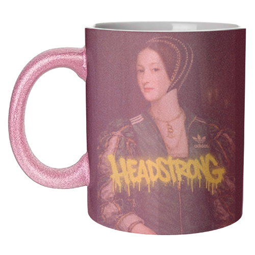 Rebel royals : Anne Boleyn - unique mug by Sammy Bird