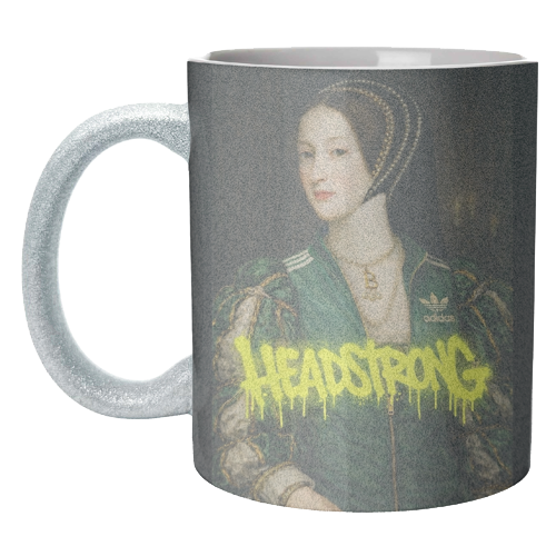 Rebel royals : Anne Boleyn - unique mug by Sammy Bird