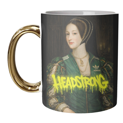 Rebel royals : Anne Boleyn - unique mug by Sammy Bird