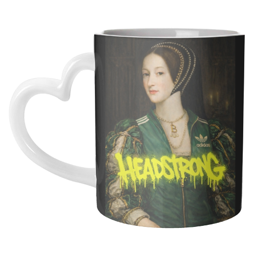 Rebel royals : Anne Boleyn - unique mug by Sammy Bird