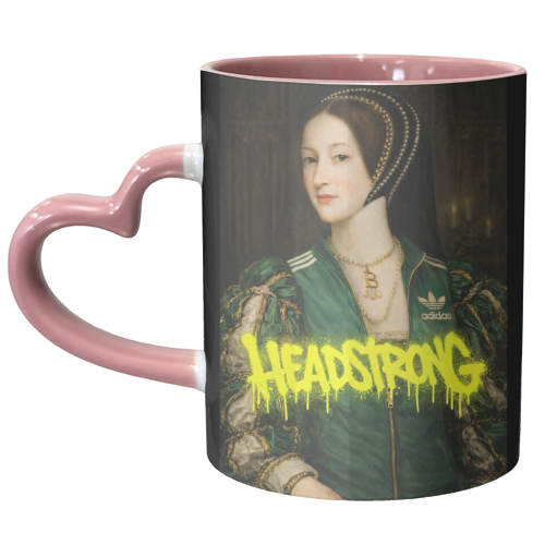 Rebel royals : Anne Boleyn - unique mug by Sammy Bird