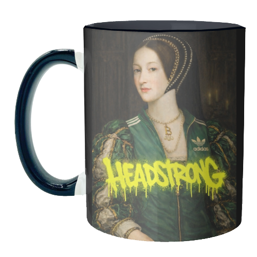 Rebel royals : Anne Boleyn - unique mug by Sammy Bird