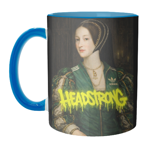 Rebel royals : Anne Boleyn - unique mug by Sammy Bird