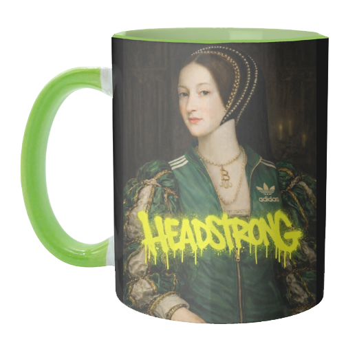 Rebel royals : Anne Boleyn - unique mug by Sammy Bird