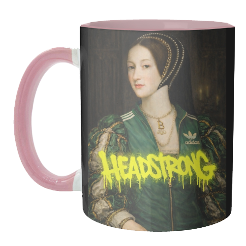 Rebel royals : Anne Boleyn - unique mug by Sammy Bird