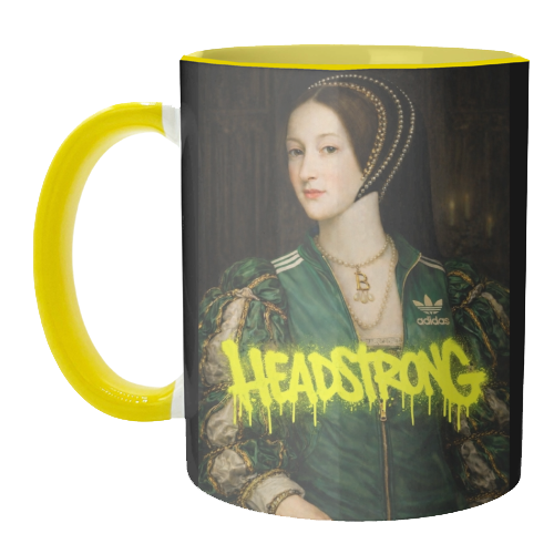 Rebel royals : Anne Boleyn - unique mug by Sammy Bird