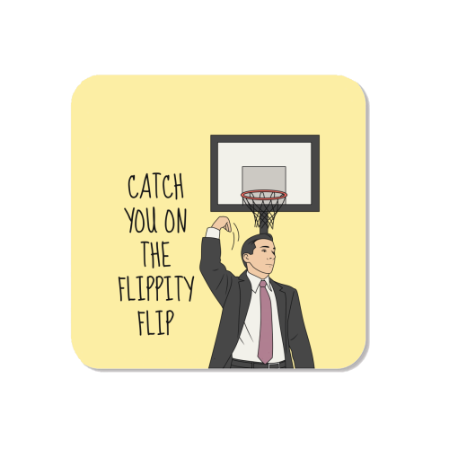 Catch You On The Flippity Flip Funny Leaving Quote - Magnet by Sundiva Designs