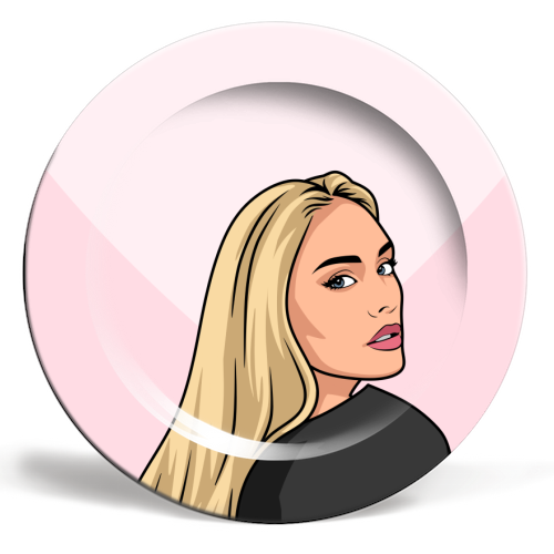 Rumour Has It You're A Traitor Funny Leaving Quote - ceramic dinner plate by Sundiva Designs