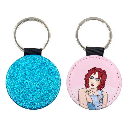 Another Year Older? Good Luck Babe! Funny Birthday Quote - keyring by Sundiva Designs