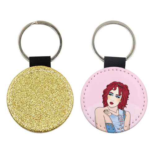 Another Year Older? Good Luck Babe! Funny Birthday Quote - keyring by Sundiva Designs