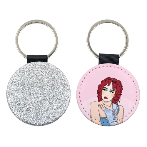 Another Year Older? Good Luck Babe! Funny Birthday Quote - keyring by Sundiva Designs