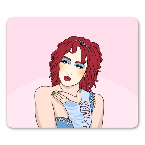 Another Year Older? Good Luck Babe! Funny Birthday Quote - mouse mat by Sundiva Designs