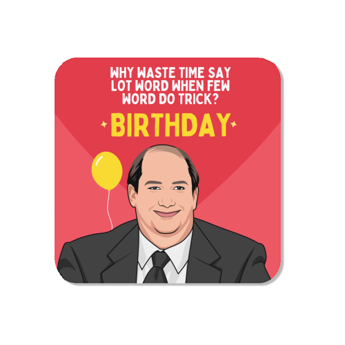 Few Word Do Trick Birthday Funny Minimal Quote - Magnet by Sundiva Designs