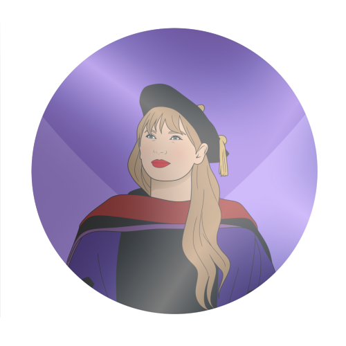 In Your Graduation Era Pop Inspired Quote - Circle Sticker by Sundiva Designs