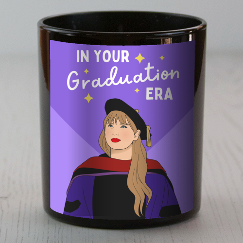 In Your Graduation Era Pop Inspired Quote - scented candle by Sundiva Designs