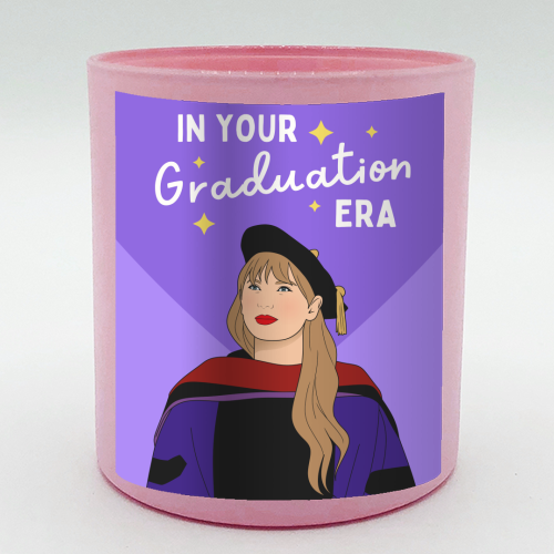 In Your Graduation Era Pop Inspired Quote - scented candle by Sundiva Designs