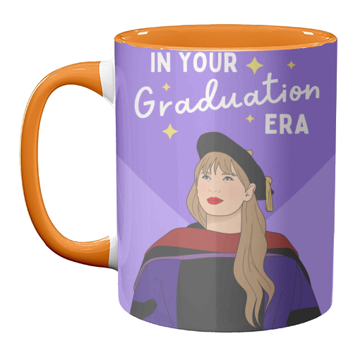 In Your Graduation Era Pop Inspired Quote - unique mug by Sundiva Designs