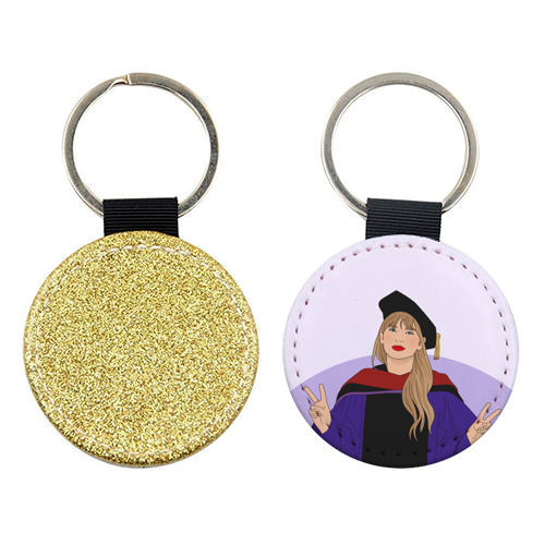 Congrads You're A Mastermind Funny Graduation Quote - keyring by Sundiva Designs