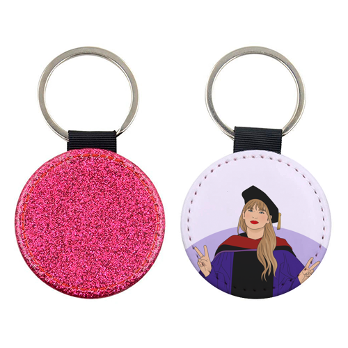 Congrads You're A Mastermind Funny Graduation Quote - keyring by Sundiva Designs