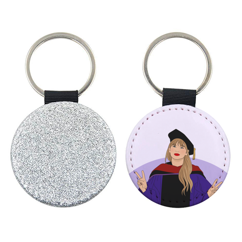 Congrads You're A Mastermind Funny Graduation Quote - keyring by Sundiva Designs