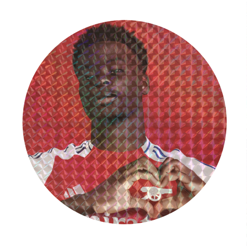 Arsenal Saka Red and White Emerates Gooners Giftware - Circle Sticker by AbiGoLucky