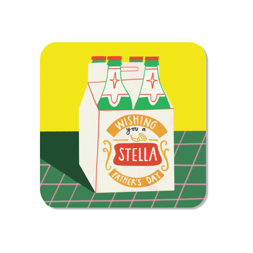 Funny Stella Beer Father's Day Giftware - Magnet by AbiGoLucky