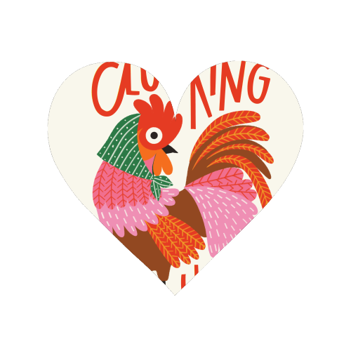 Clucking Love You Chicken Illustration - Magnet by AbiGoLucky