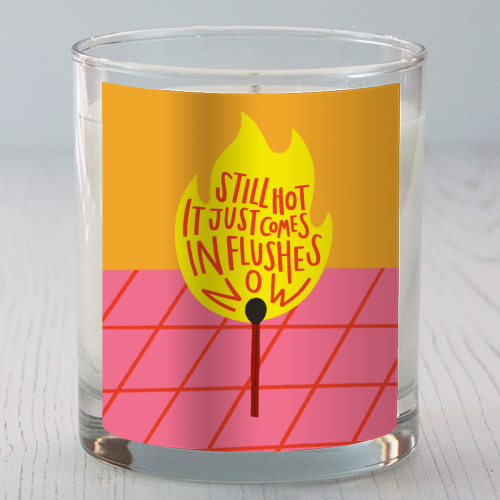 HOT FLUSHES - scented candle by AbiGoLucky