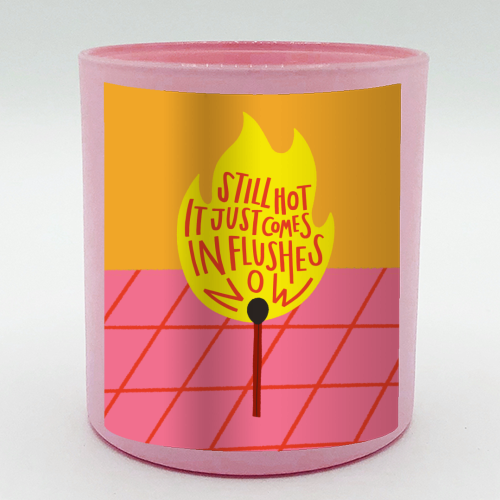 HOT FLUSHES - scented candle by AbiGoLucky