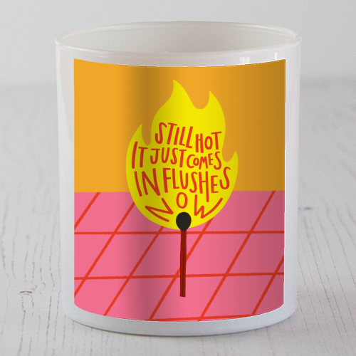 HOT FLUSHES - scented candle by AbiGoLucky