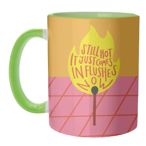 HOT FLUSHES - unique mug by AbiGoLucky