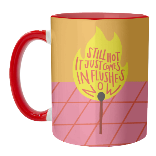 HOT FLUSHES - unique mug by AbiGoLucky