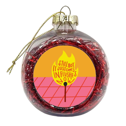 HOT FLUSHES - xmas bauble by AbiGoLucky