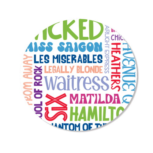 Modern Musicals - Magnet by All About Words Designs