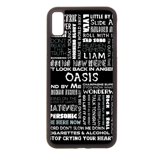 Oasis Word Art - stylish phone case by All About Words Designs
