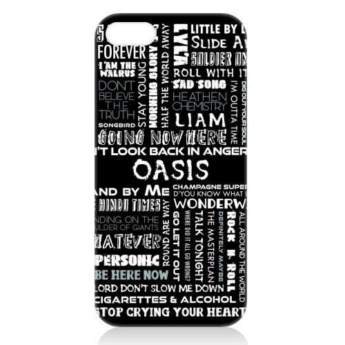 Oasis Word Art - unique phone case by All About Words Designs