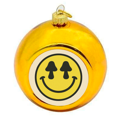 Melt Your Mind - colourful christmas bauble by Sammy Bird