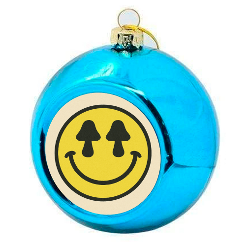 Melt Your Mind - colourful christmas bauble by Sammy Bird