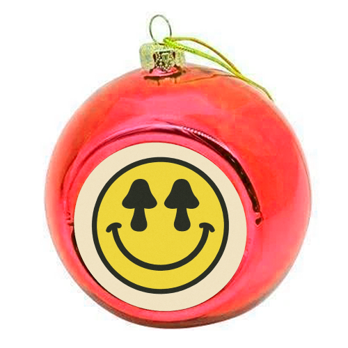 Melt Your Mind - colourful christmas bauble by Sammy Bird